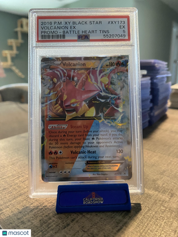 2016 Pokemon Xy Black Star Promo 2016 Pokemon Xy Black Star Promo Volcanion Ex #XY173 XY173 Promo-Battle Heart Tins Prom