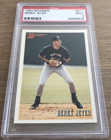 1993 Bowman DEREK JETER #511 Rookie PSA 9