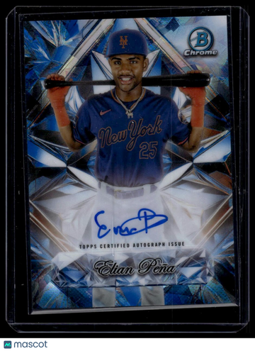2025 Bowman Chrome Sapphire Edition Elian Peña #SSA-EP Sapphire Selections Autographs AU