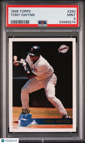 1996 Topps Tony Gwynn #250 PSA 9