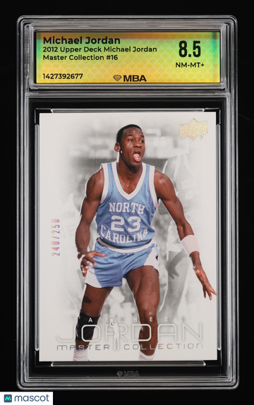 2012 Upper Deck Michael Jordan Master Collection Michael Jordan #16 MBA 8.5
