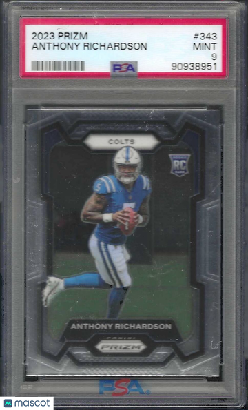 2023 Panini Prizm Anthony Richardson #343 PSA 9
