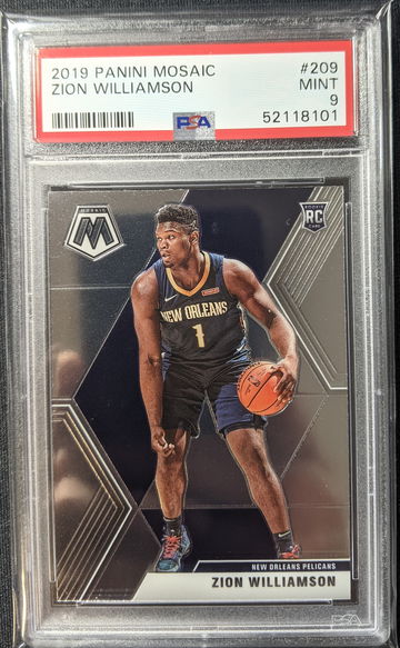 2019 Mosaic Zion Williamson PSA 9