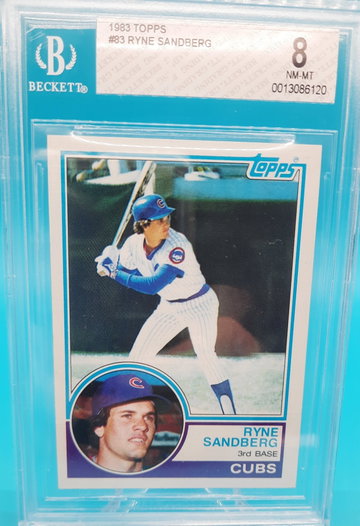 1983 Topps #83 Ryan Sandberg BGS 8