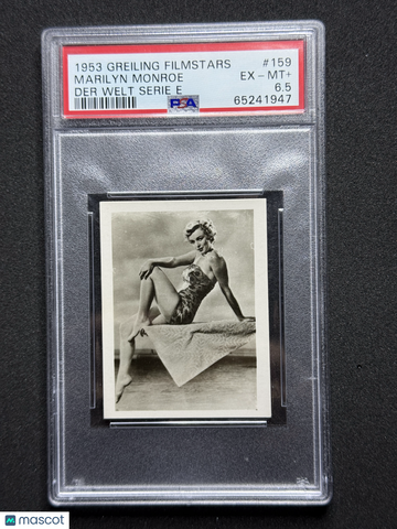 1953 Greiling Filmstars Der Welt Serie E Marilyn Monroe #159 PSA 6.5