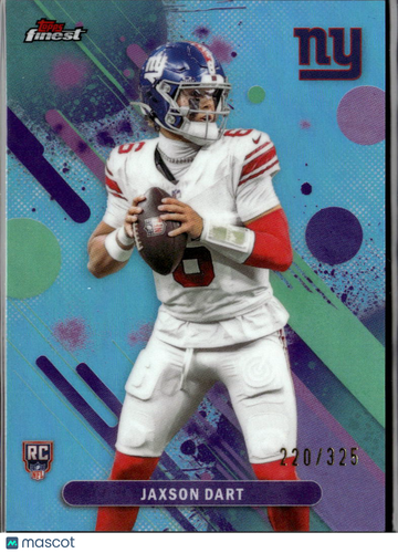 2025 Topps Finest Jaxson Dart #2 /325 RC