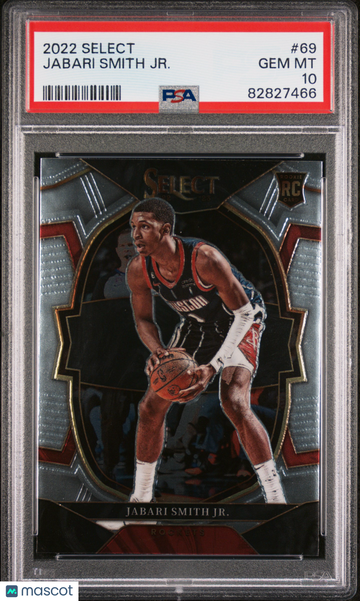 2022 Panini Select Jabari Smith JR. #69 PSA 10