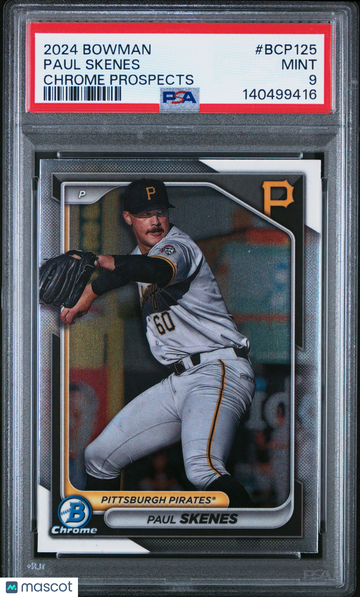 2024 Bowman Chrome Prospects Paul Skenes #BCP125 PSA 9