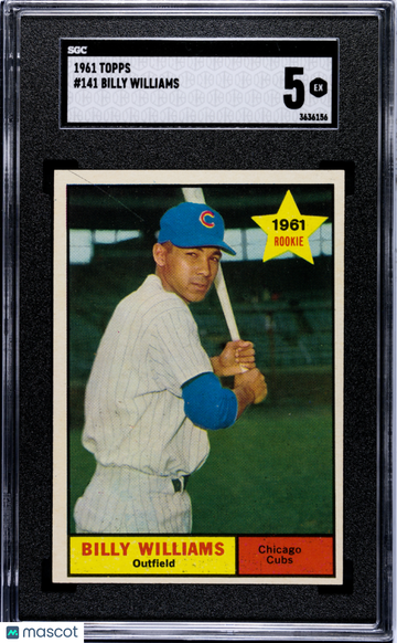 1961 Topps Billy Williams #141 SGC 5