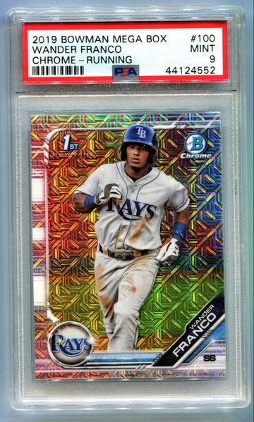 Wander Franco Bowman Chrome Refractor Mega Box PSA 9 