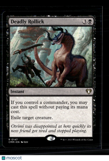 Magic: The Gathering Deadly Rollick Commander Masters R • 147 Normal
