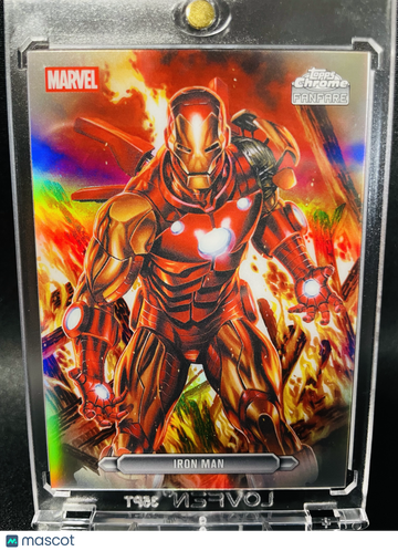 2026 Topps Chrome Marvel Fanfare Iron Man Fanfare Card FF-22