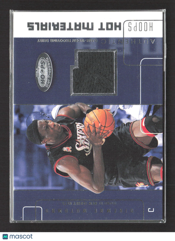 2002 Fleer Hoops Hot Materials Dikembe Mutombo #HM-DM Game-worn Shooting Shirt