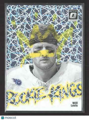 2023 Panini Donruss Optic Rookie Kings Prizm #3 Will Levis Tennessee Titans Football Card
