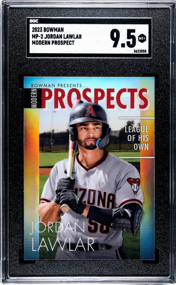 2023 Bowman #MP-2 Jordan Lawlar Modern Prospect SGC 9.5