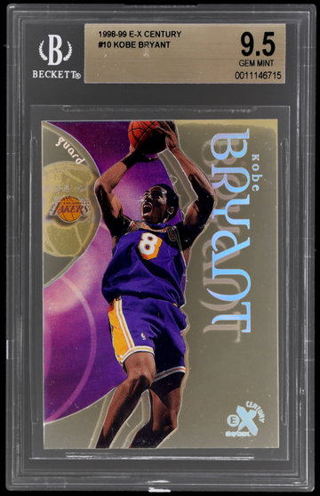 1998 Skybox E-x Century Kobe Bryant BGS 9.5