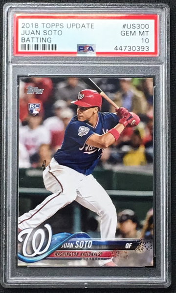 Juan Soto  topps update us300 psa 10 