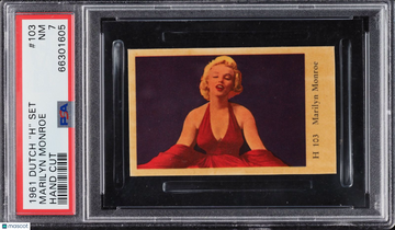 1961 DUTCH "H" SET MARILYN MONROE #103 PWCC-E PSA 7