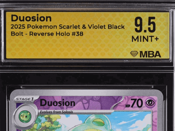 2025 Pokemon Scarlet & Violet Black Bolt Duosion Reverse Holo MBA 9.5 #38