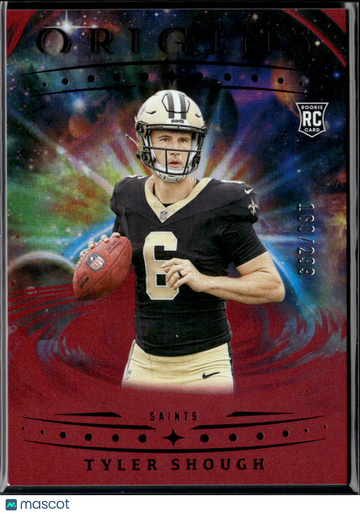 Tyler Shough 2025 Panini Origins RC New Orleans Saints