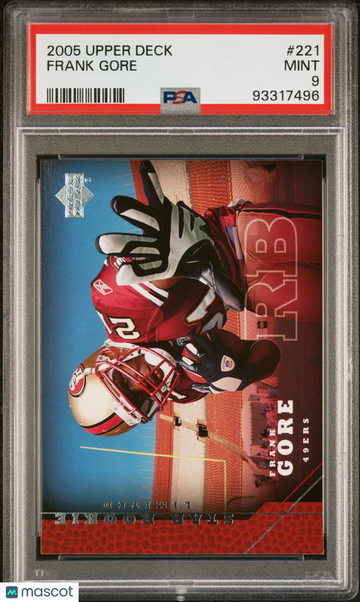 2005 Upper Deck Frank Gore #221 PSA 9