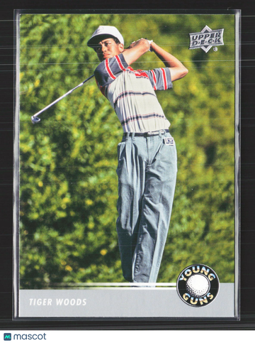 2026 Upper Deck Golf Young Guns Tiger Woods #131