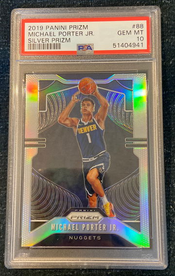 2019 Prizm silver Mochael Porter Jr #88 PSA 10 GEM MT