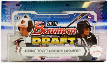 2019 Bowman Draft Jumbo Sealed Case ( 3 autos per box / 8 Boxes)