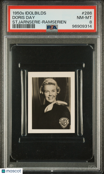 1950 Andra Filmserier Idolbilds Stjarnserie-Ramserien Doris Day #286 PSA 8