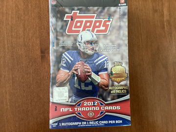 2012 Topps Football Hobby Box 