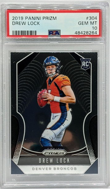 2019 Prizm Drew Lock PSA 10