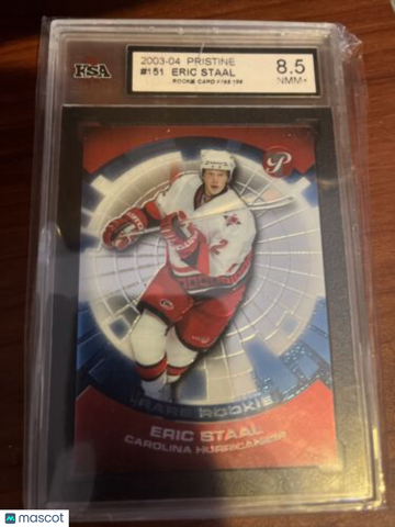 2003-04 Topps Pristine Eric Staal Rookie KSA 8.5