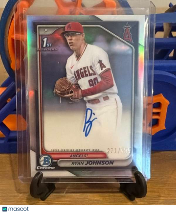 2024 Bowman Draft - Chrome Prospect Autographs Refractor Ryan Johnson #CPA-RJ