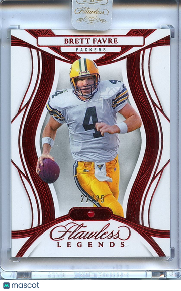 Brett Favre 2025 Flawless Ruby Gem Diamond Green Bay Packers 22/25