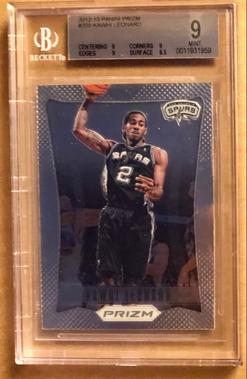 Kawhi Leonard Prizm BGS 9 Rookie 