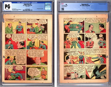 SUPERMAN #4 CGC-PG *SINGLE PG 23 ONLY* SECOND LEX LUTHOR APP SIEGEL & SHUSTER 1940