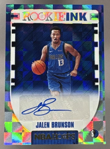 2018 NBA Hoops Jalen Brunson Rookie Ink RC Auto