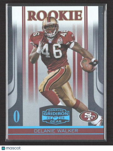2006 Donruss Gridiron Gear Delanie Walker #134 /25