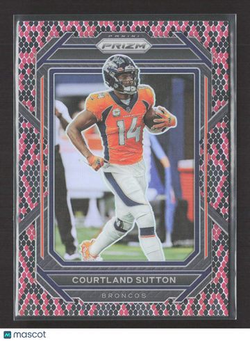 2023 Panini Prizm Courtland Sutton #90 Snakeskin
