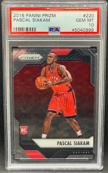 Pascal Siakam 2016 Panini Prizm PSA 10