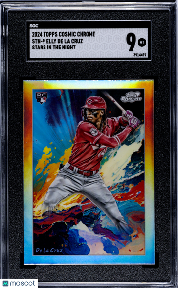 2024 Topps Cosmic Chrome Elly De La Cruz #STN-9 Stars In The Night SGC 9
