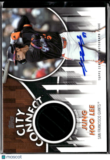 2026 Topps City Connect Swatch Collection Jung Hoo Lee #CC2-JH Game-Used Memorabilia