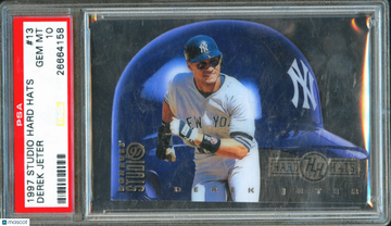 Derek Jeter 1997 Studio Hard Hats PSA 10