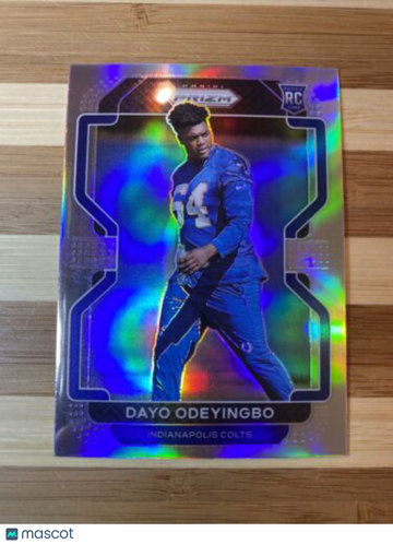 2021 Prizm Football Dayo Odeyingbo SILVER Rookie #387 Panini Indianapolis Colts