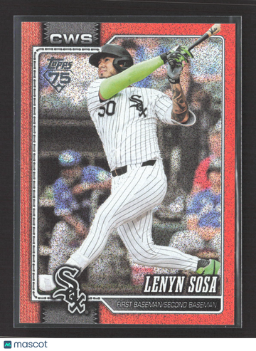 2026 Topps Series One Lenyn Sosa #56 Red Crackle