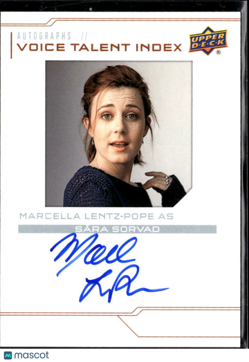 2024 Upper Deck Halo Legacy Collection Voice Talent Index Marcella Lentz-Pope Autograph #VT-ML