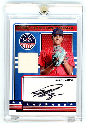 2023 Panini NTDP Noah Franco #NTDP-NF Patch Auto