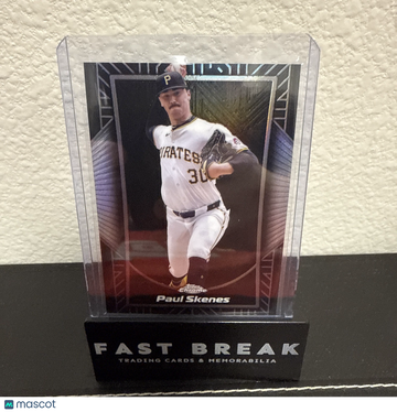 2025 Topps Chrome Paul Skenes Black Refractor Short Print Insert