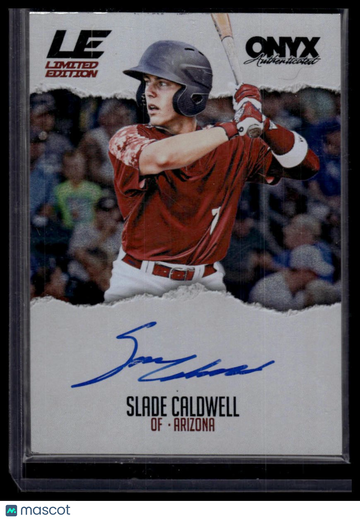 2025 Onyx Rips Slade Caldwell #LEB-SLCA Limited Edition Autographs AU