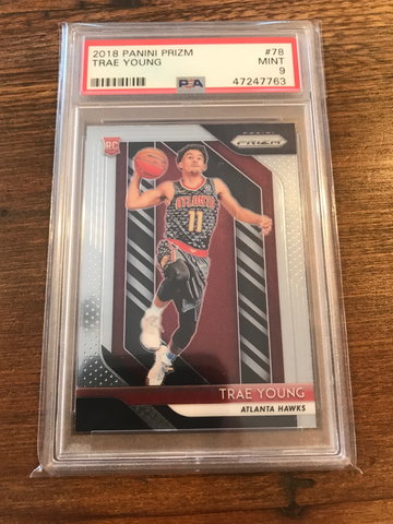 PSA 9 Trae Young 2018 Prizm #78